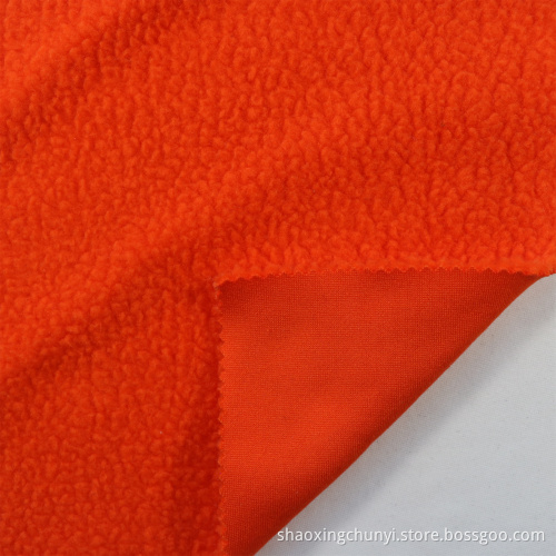 Hot Selling 100% Polyester Soft Handfeeling Plain Drable Berber Fleece for Coat and Jackect